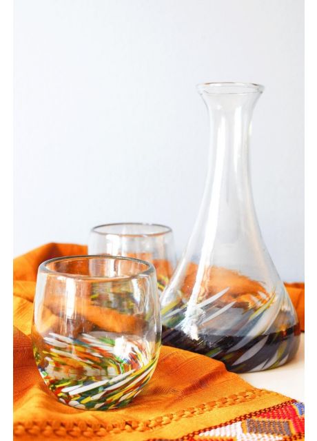 Subscription Box, Gift and Online Shop Vino, Wine, Mouth blown glassware,  wine glasses, decanter, hand blown glass, wine glass, Mexican glassware